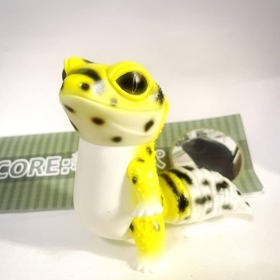 Amazon.co.jp: CORE なレオパ ソフビ イエロー : おもちゃ